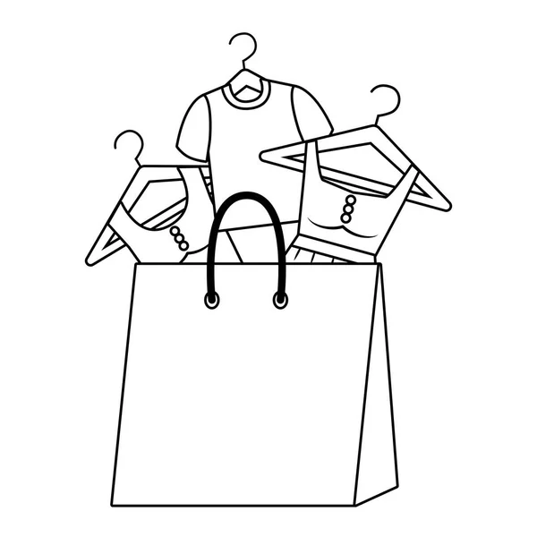 Icono de bolsa de compras — Vector de stock