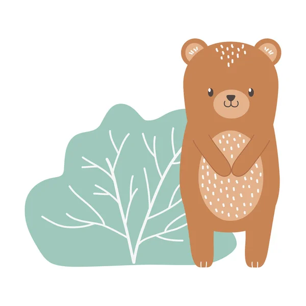 Niedźwiedź, kreskówka — Wektor stockowy