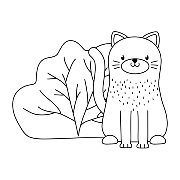 Кішка cartoon дизайн — стоковий вектор