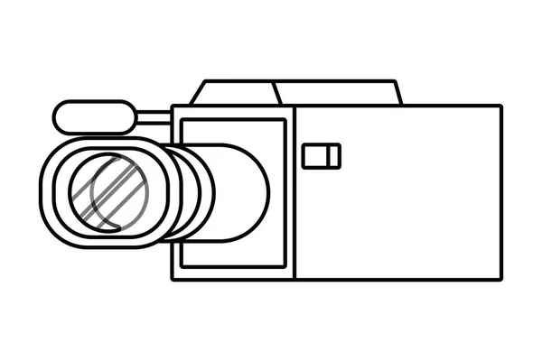 隔離されたビデオカメラの設計 — ストックベクタ