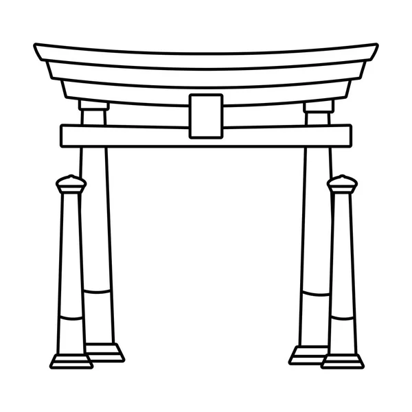 China Arch design — Stockvector