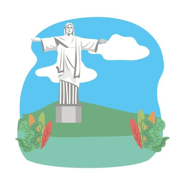 Cristo projeto redentor —  Vetores de Stock