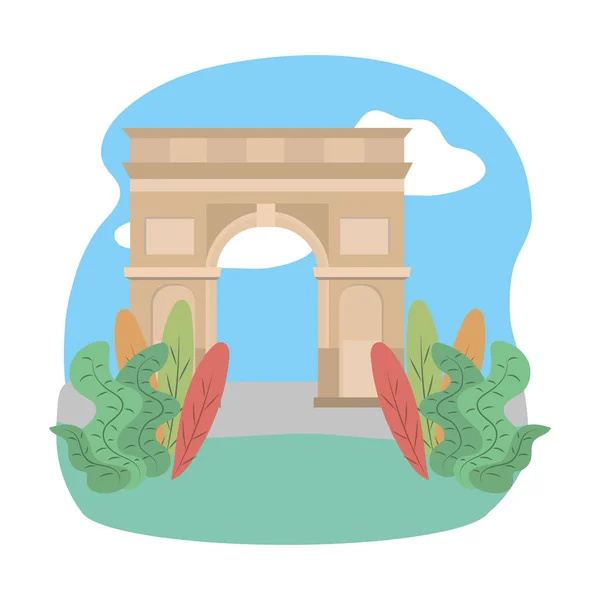 Diseño del Arco del Triunfo — Archivo Imágenes Vectoriales