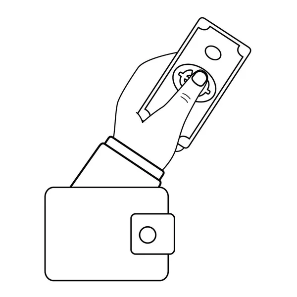 Disegno di legge isolato — Vettoriale Stock