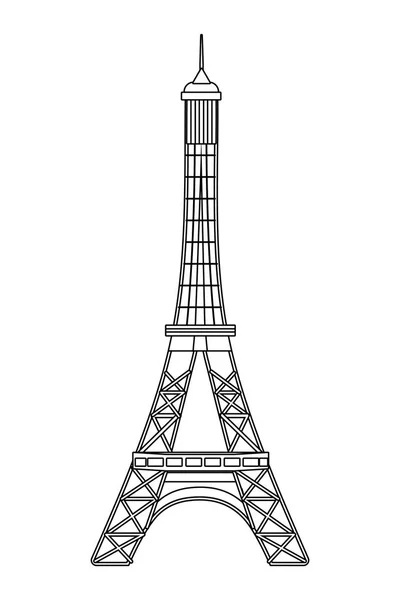 Projeto da torre eiffel —  Vetores de Stock