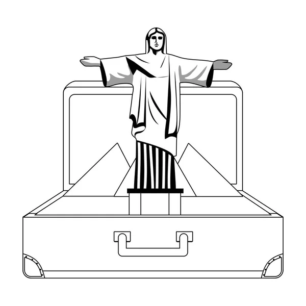 Cristo redentor diseño — Archivo Imágenes Vectoriales