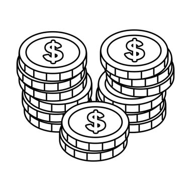 İzole paralar tasarım