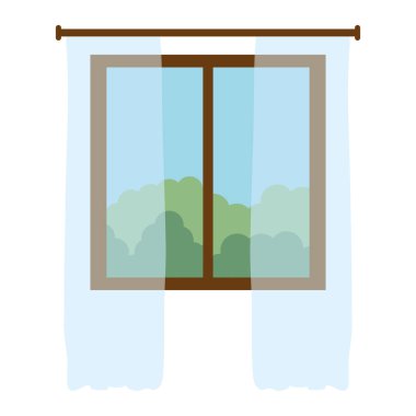 Pencere evi ve avlu gündüz manzaralı