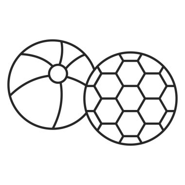 plastik ve futbol balonları oyuncaklar