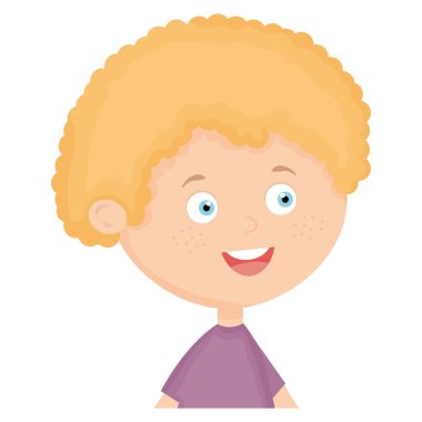 sevimli küçük çocuk karakter