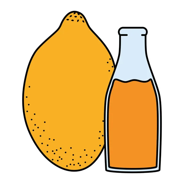 Свіжі фрукти папайського соку в ботфорті — стоковий вектор