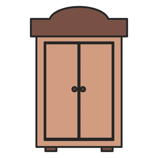 Иконка деревянной полки — стоковый вектор