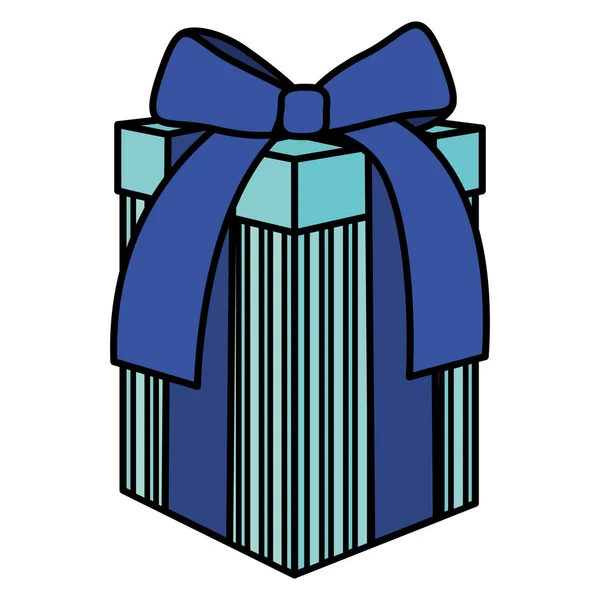 Gift box present icon — Stock Vector