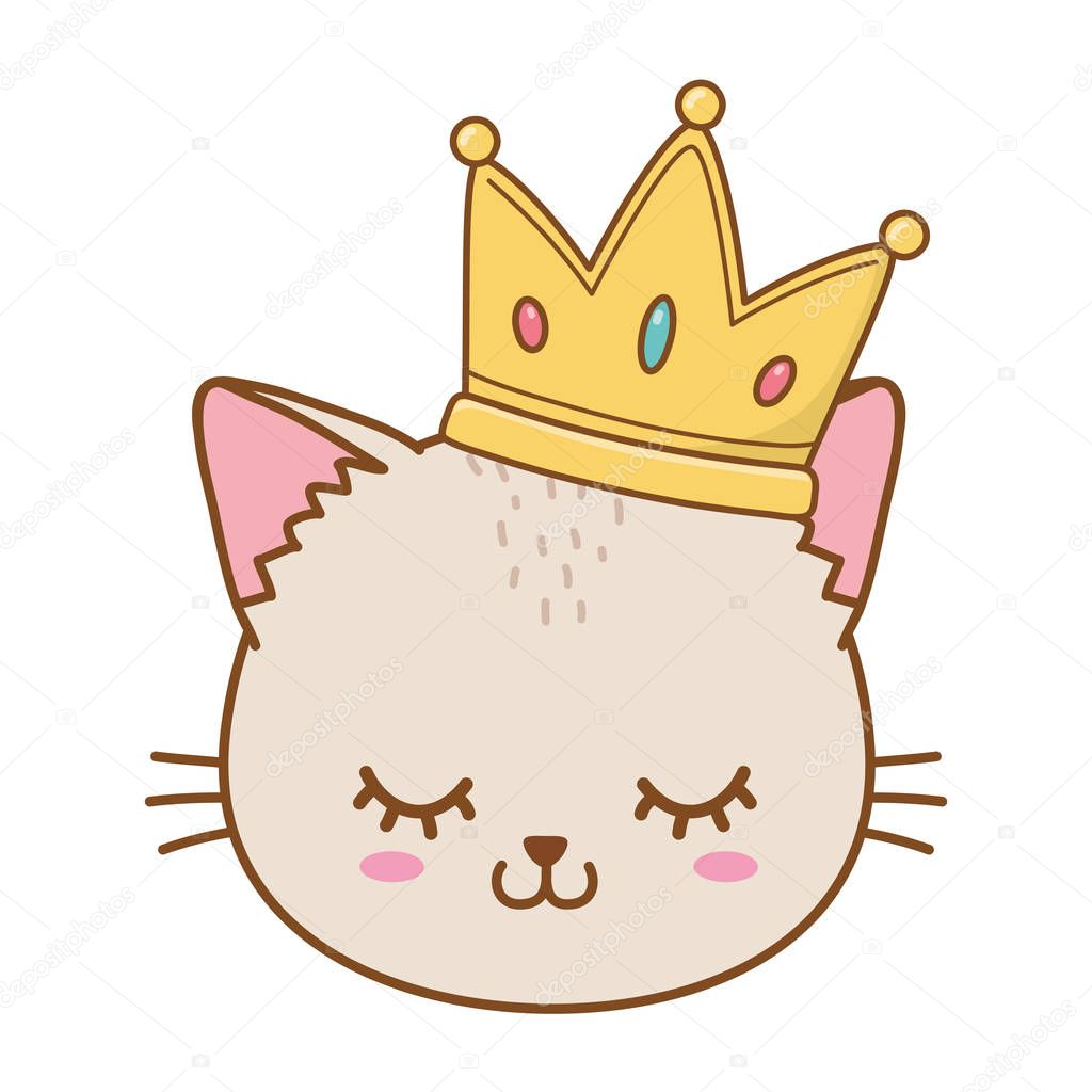 cat with crown