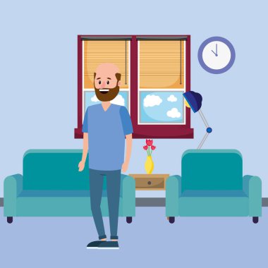 Genç adam çizgi filmi