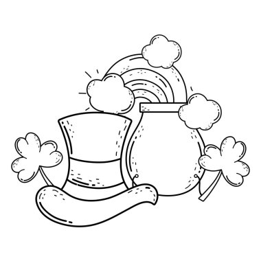 yonca ile sevimli leprechaun şapka