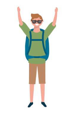 Turist adam tasarımı