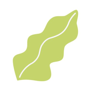 İzole yaprak tasarımı