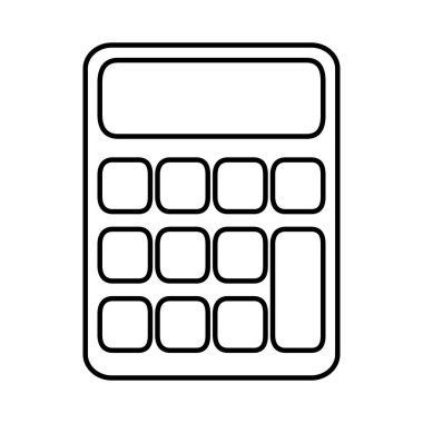 İzole hesap makinesi tasarım