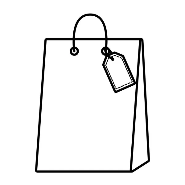 Ícone saco de compras — Vetor de Stock