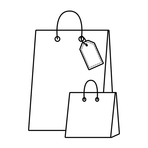 Ícone saco de compras — Vetor de Stock