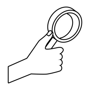 İzole lupe tasarım