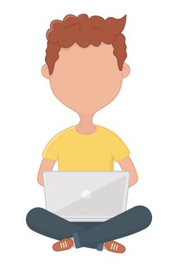 Laptop tasarım adamla