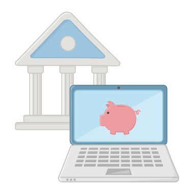 Alışveriş online simge tasarımı