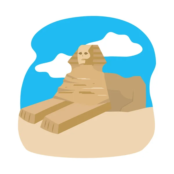 Giza Sfenks — Stok Vektör