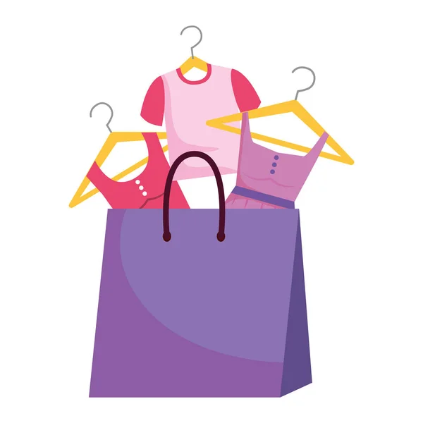 Icono de bolsa de compras — Vector de stock