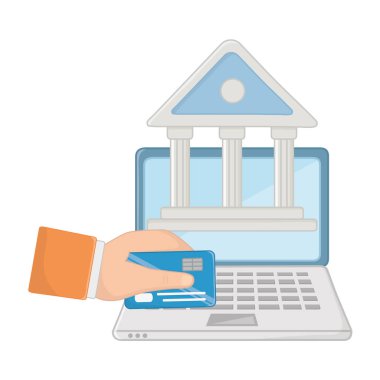 Alışveriş online simge tasarımı