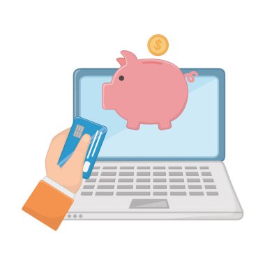 Alışveriş online simge tasarımı