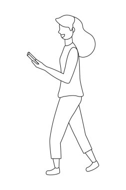 İzole kadın tasarım