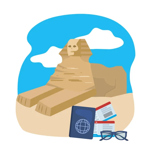 The Sphinx of Giza — Stock Vector