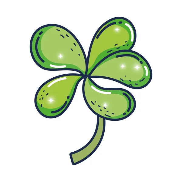 Klavers bladeren Saint Patrick Celebration — Stockvector