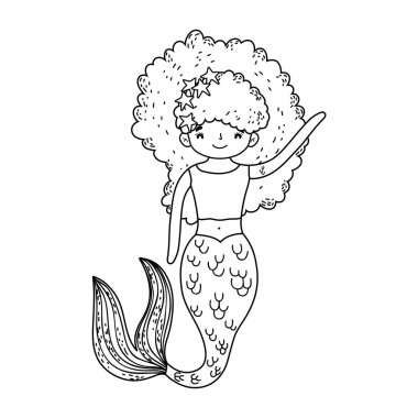 Sevimli deniz kızı peri masalları