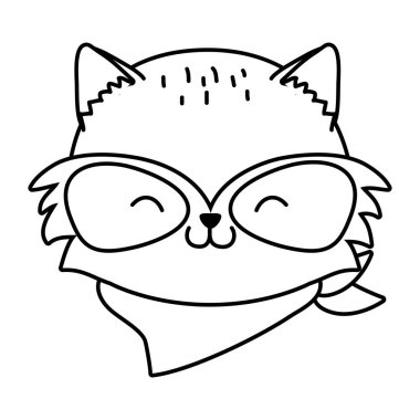 sevimli küçük hayvan karikatür