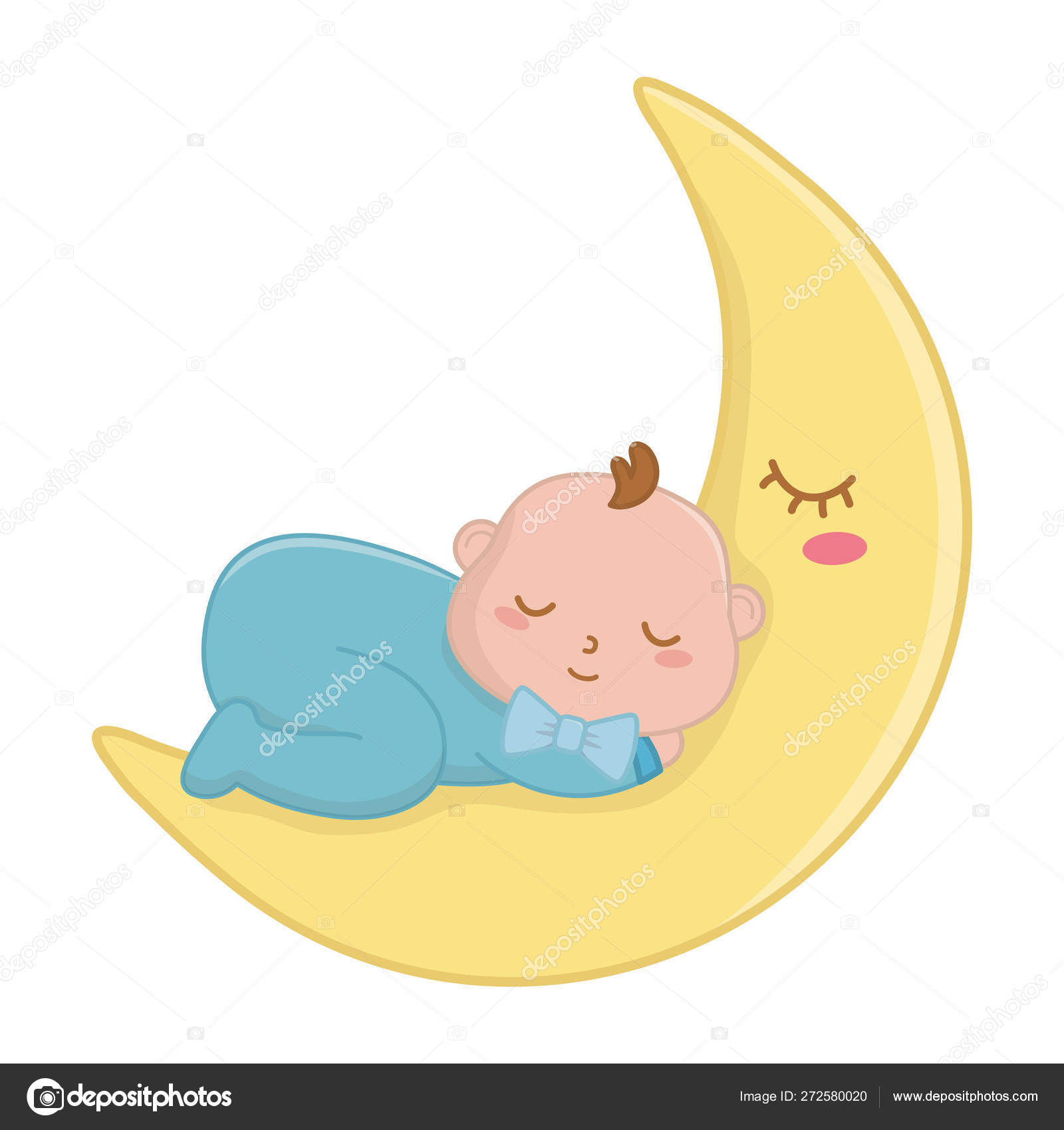 Bebe Dormant Sur La Lune Image Vectorielle Par Stockgiu C Illustration Bebe Dormant Sur La Lune Image Vectorielle Par Stockgiu C Illustration