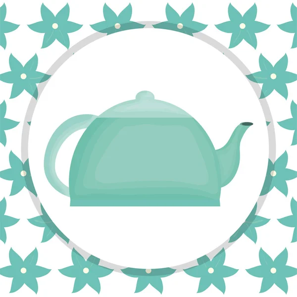 Ikone der Teekanne — Stockvektor