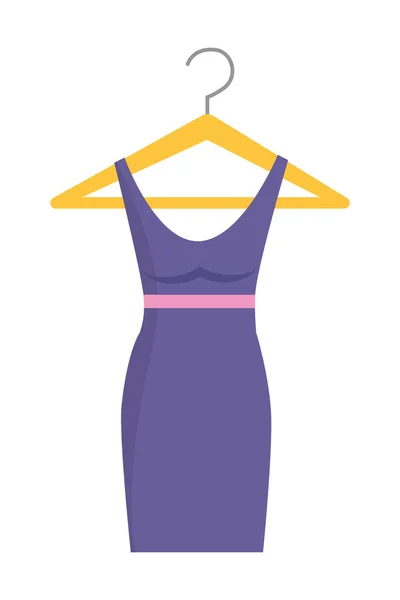 Geïsoleerde jurk design — Stockvector