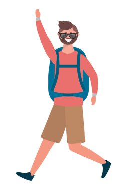 Turist adam tasarımı