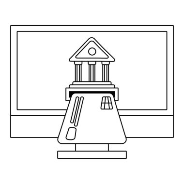 Alışveriş online simge tasarımı