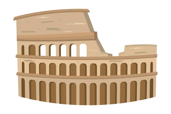 Diseño del coliseo de Roma — Vector de stock