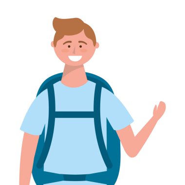 Turist adam tasarımı