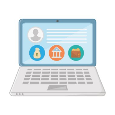 Alışveriş online simge tasarımı