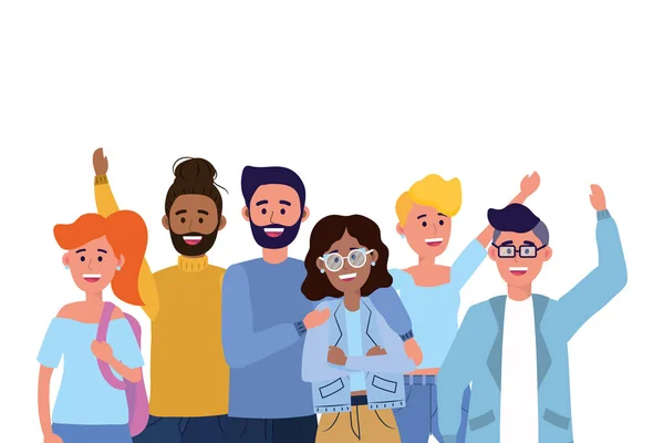 Gençler arkadaşlar çizgi