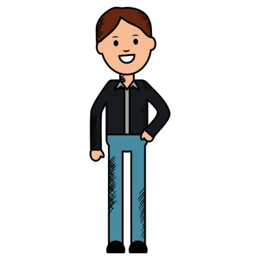 genç adam avatar karakter