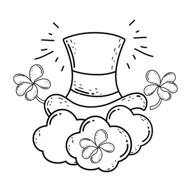 yonca ile sevimli leprechaun şapka