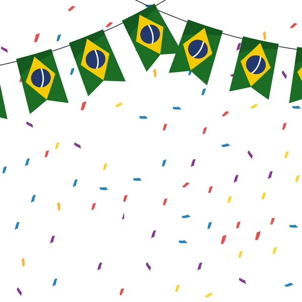 Carnival celebration brazil — стоковый вектор