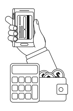 Smartphone ve online tasarım alışveriş